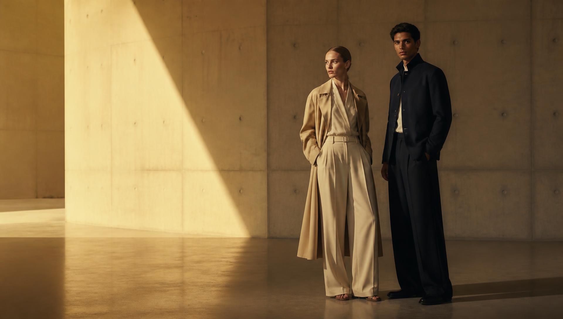 Sphinxia editorial campaign — minimalist modern fashion