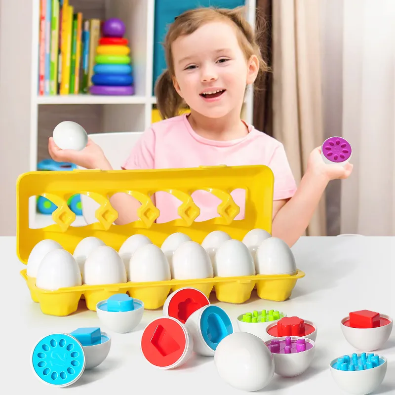 Baby Learning Educational Toy Smart Egg Toy Games Shape Matching Sorters Toys - Image 9